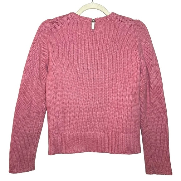 Vintage Y2K GAP Cable Knit Wool Angora Cashmere Blend Pink Size Small - Picture 2 of 8